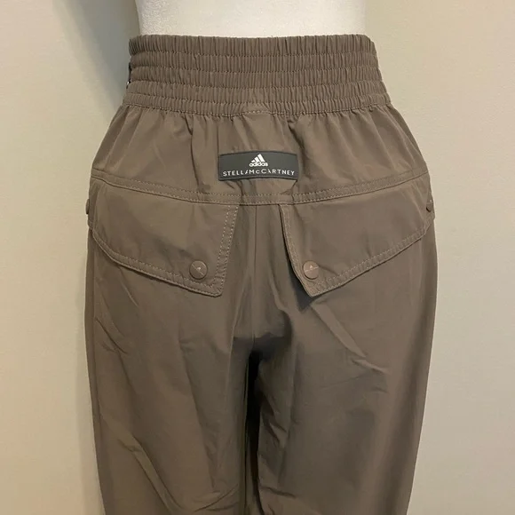 ADIDAS BY STELLA MCCARTNEY| Performance Nylon Track Pants in Simple Brown - Picture 5 of 10